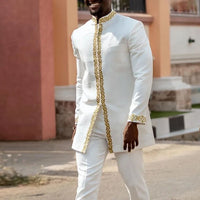 Men's Short Sleeve Set – Summer Print