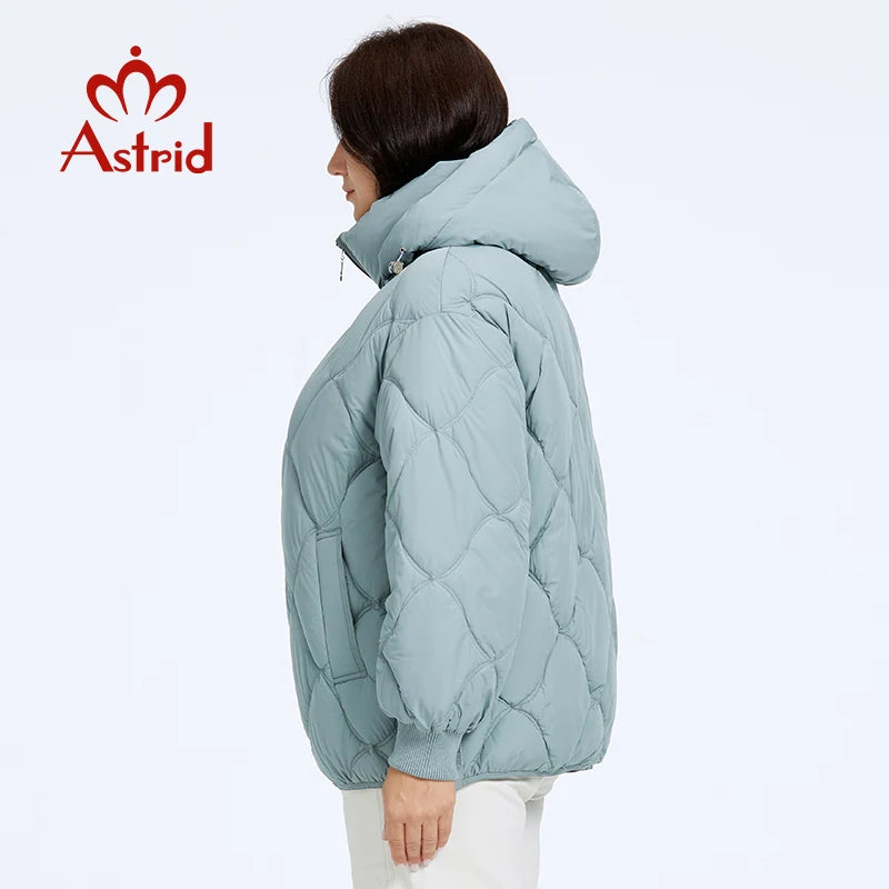 Astrid Women's Jacket Winter  Jackets Hooded Quilted Cotton Coat for Women