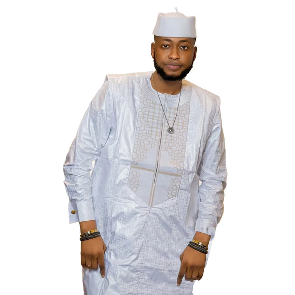 African Agbada Set - Detail View | ARINZE