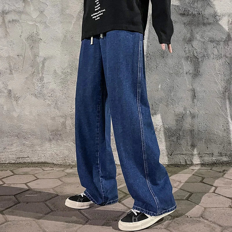 New Streetwear Loose Jeans Men