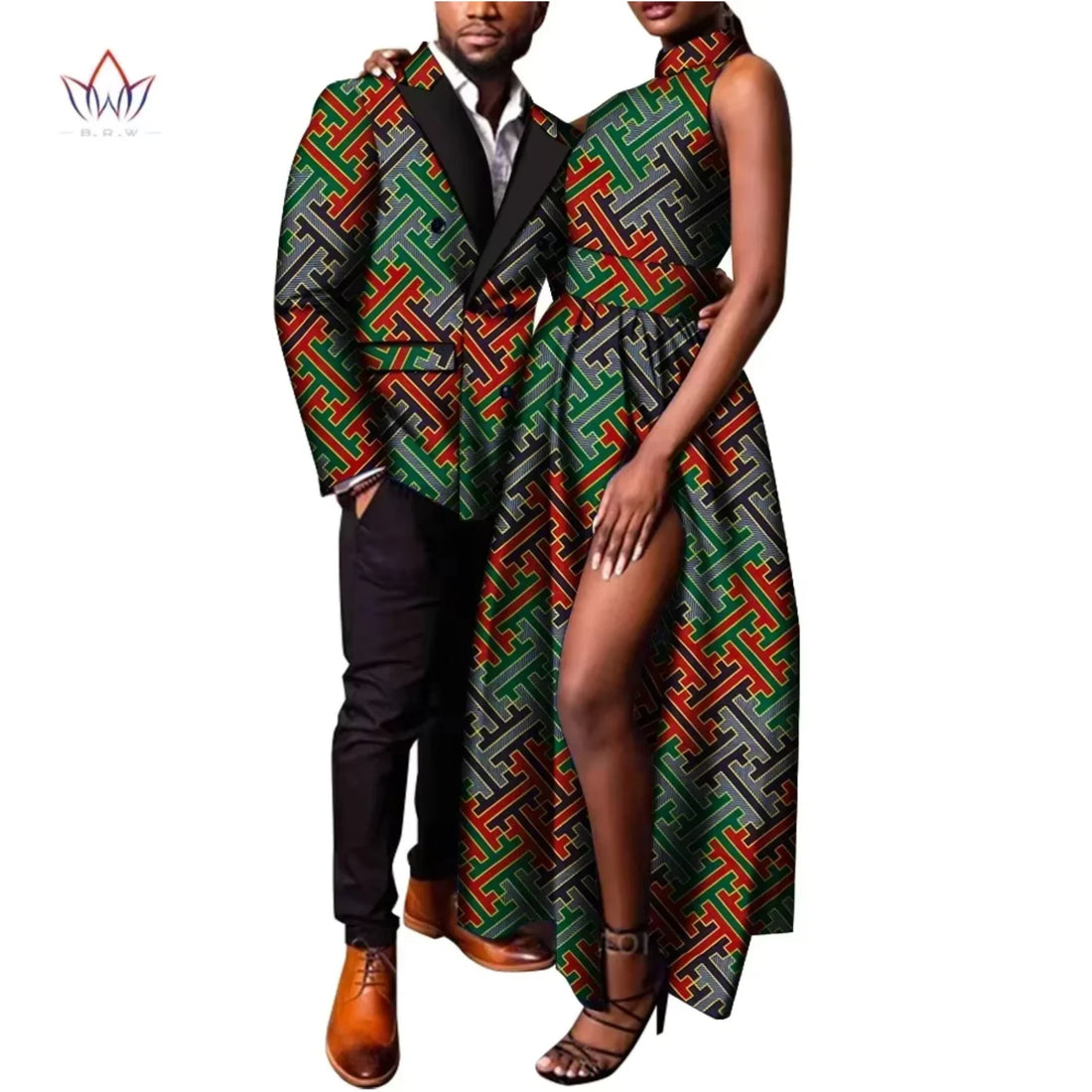 BintaRealWax African Couple Clothing for Lover