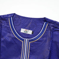 Men's Dashiki Robe Set – Embroidered 3-Piece
