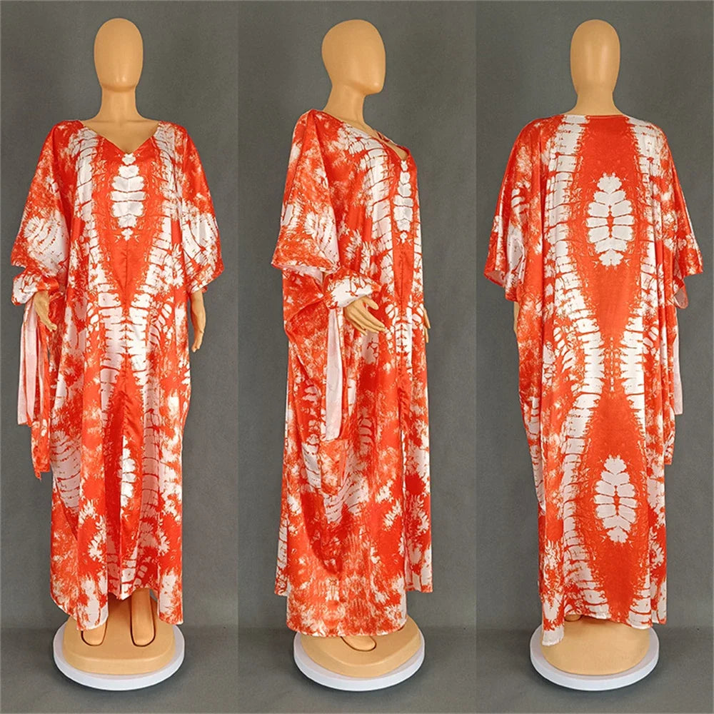 African Long Dresses for Abaya Women Traditional Dress