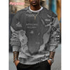 African Ocean Pattern Hoodie For Men Africa Map 3D Printed
