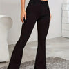 Women Flare Stretch Moustache Jeans Fashion