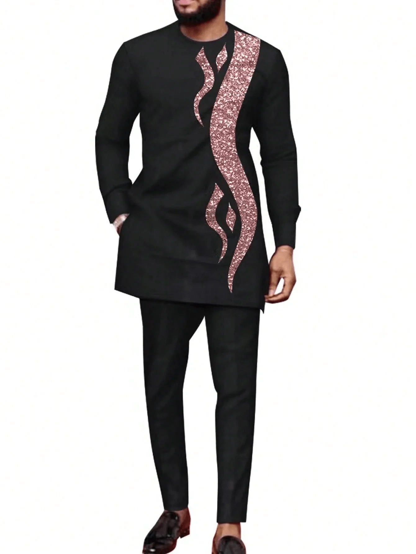 Men's Short Sleeve Set – Summer Print