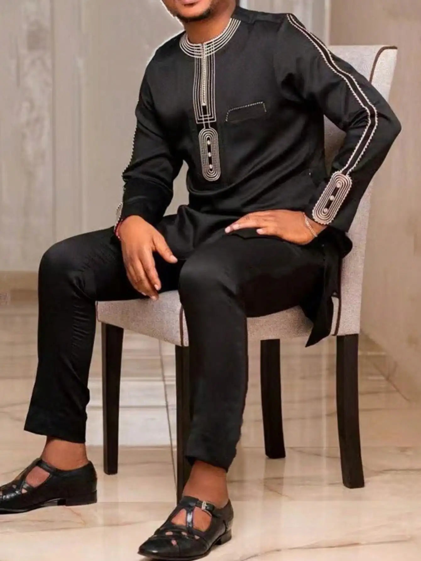 Luxury Men's Suit Set Kaunda Suit