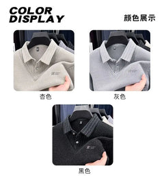 Men's Polo Sweater — Premium Knit Collar - View 5 | ARINZE