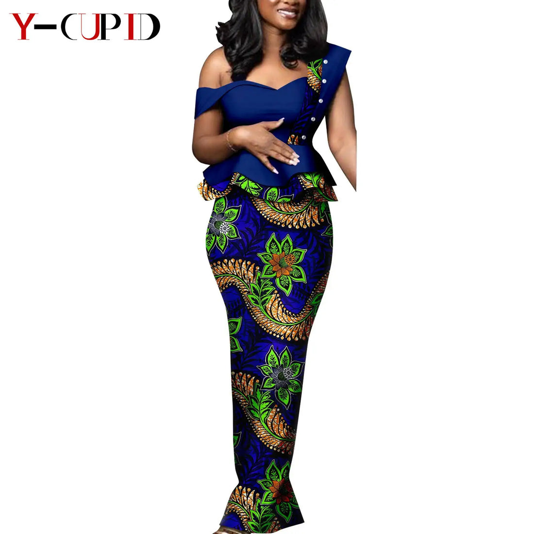 African Print Dresses Matching Couple Clothes