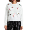Women s Festive Reindeer Print Turtleneck Sweater Cozy Winter Knit Pullover Jumper