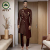 African Suits for Men 2025 Fashion New Two-piece (top + Pants) Men's Set