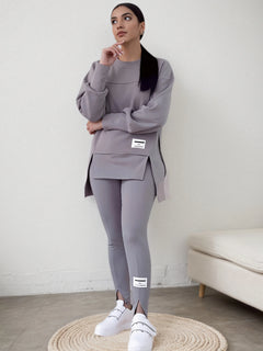 Printed Jogger Set — Women's Sporty 2-Piece - Detail View | ARINZE