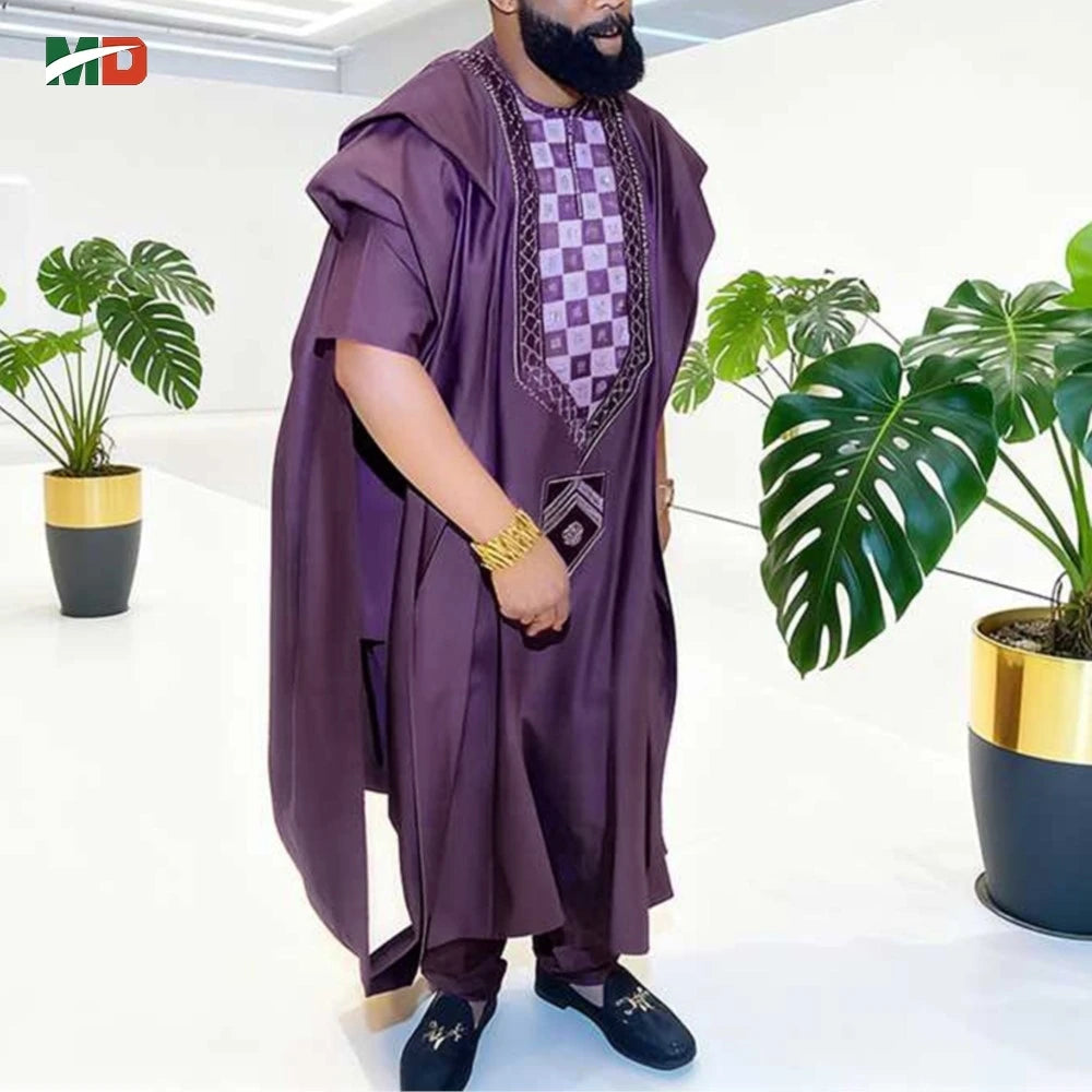 MD African For Men Traditional 3PCS Outfit