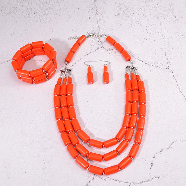 Nigerian Wedding Bead Set - Detail View | ARINZE