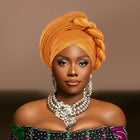 Raw Silk Auto Gele - Pre-Tied Head Wrap