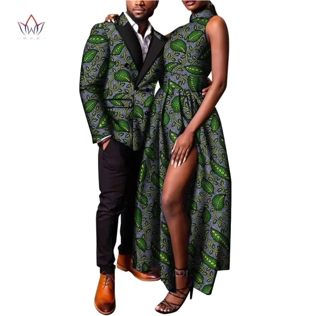 BintaRealWax African Couple Clothing for Lover
