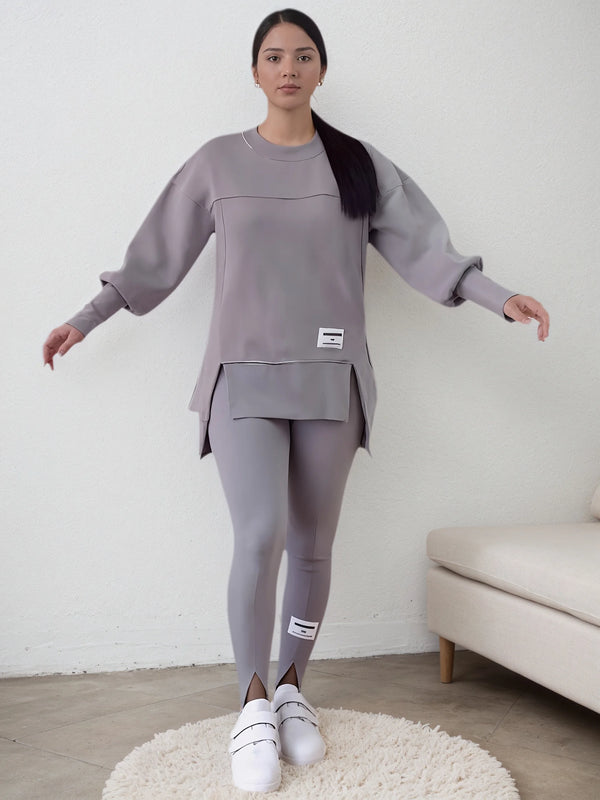 Men's Women's new loose irregular printed sportswea - Detail View | ARINZE