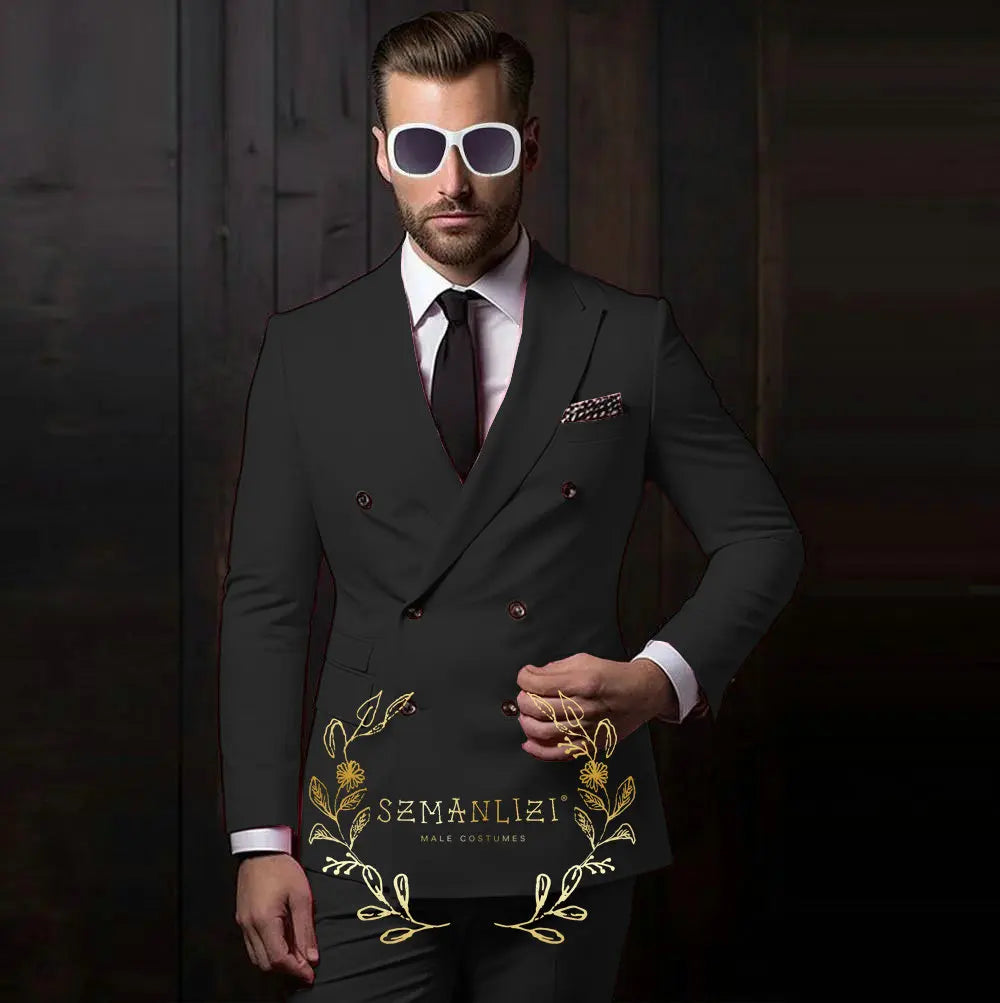 Latest Design Casual Men's Suit Beige Jacket Pants