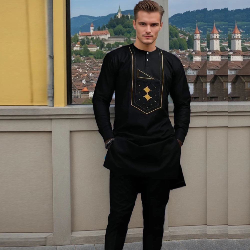 Luxury Men's Suit Set Kaunda Suit