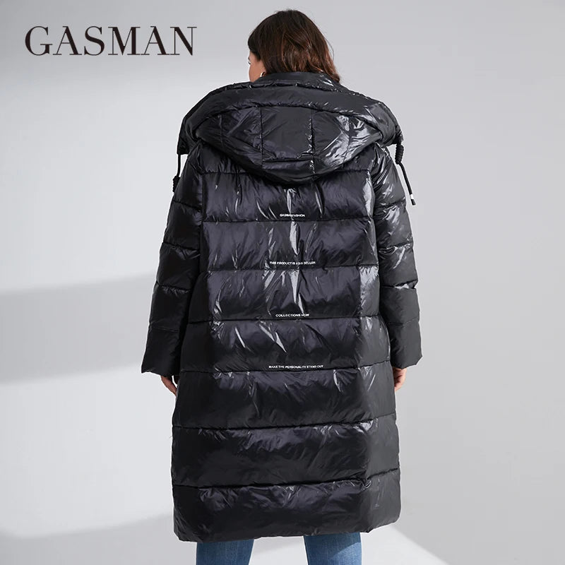 Winter Parkas Women Warm Long Classic zipper Lacing Design