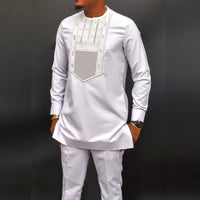 Men's Short Sleeve Set – Summer Print