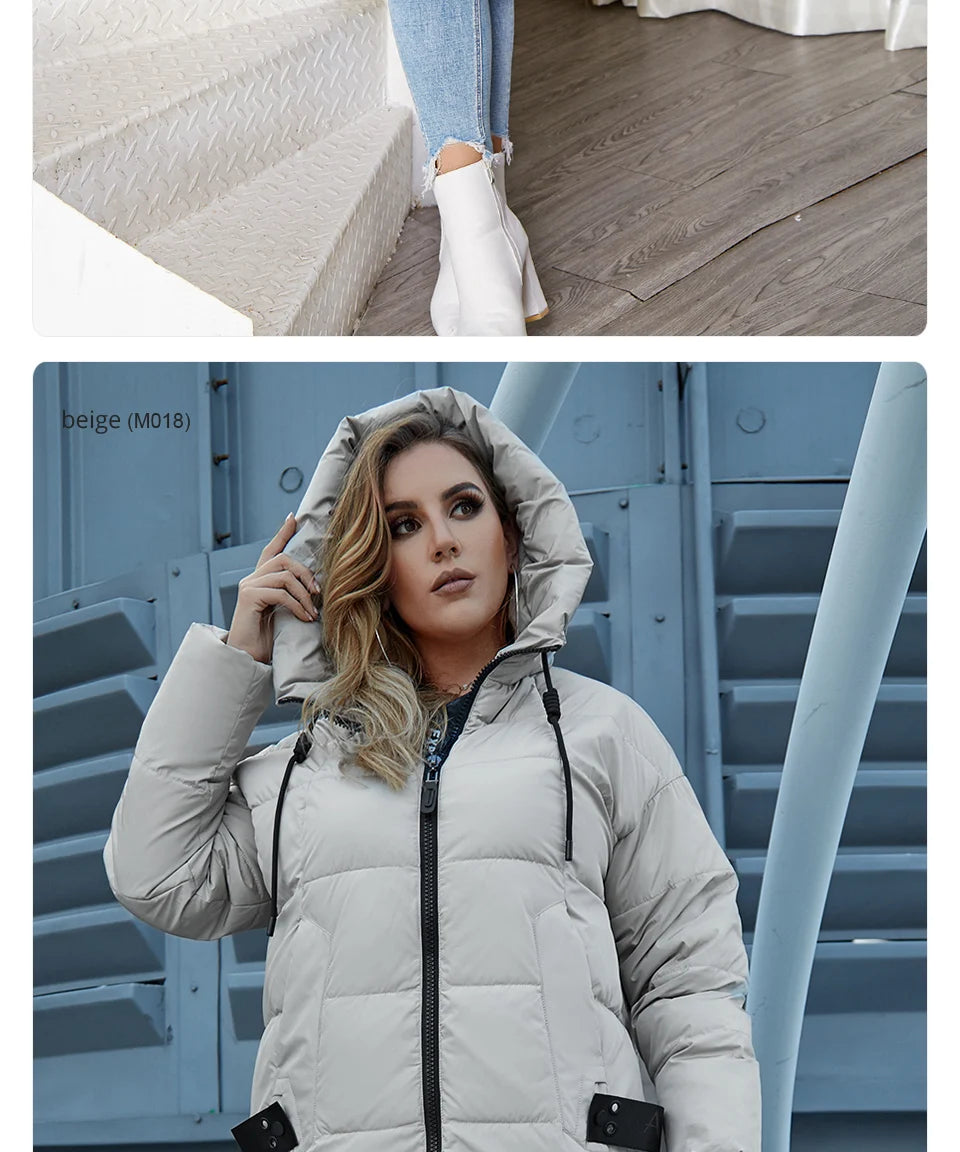 Winter new arrival down jacket women loose clothing outerwear