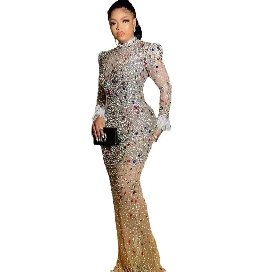 African Dresses for Women Party Evening Dress