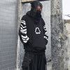 Punk Hoodie Men Fashion Creative Print Sweatshirt Pullover Harajuku Hip Hop Streetwear Tactical Functional Hoodies Techwear