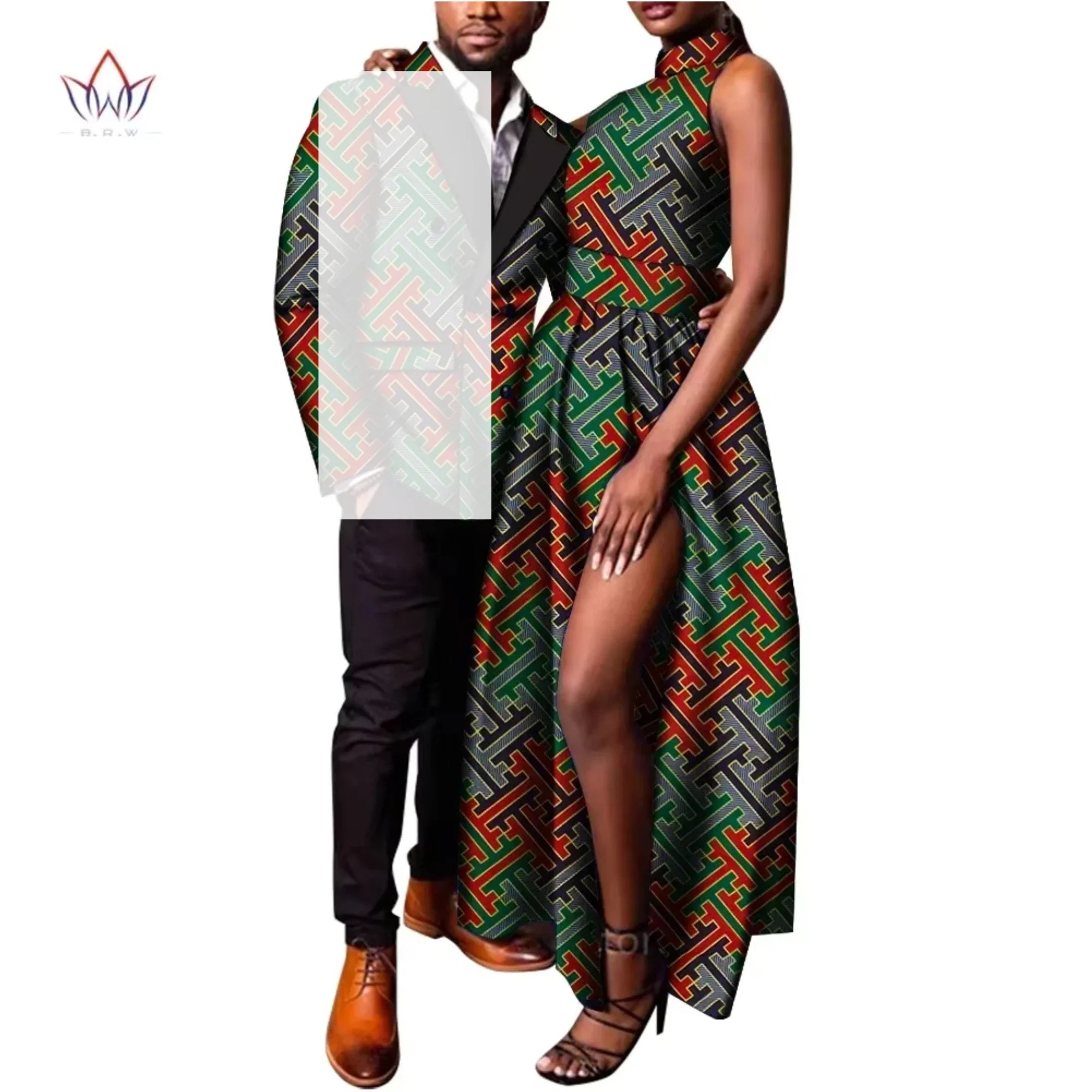 BintaRealWax African Couple Clothing for Lover