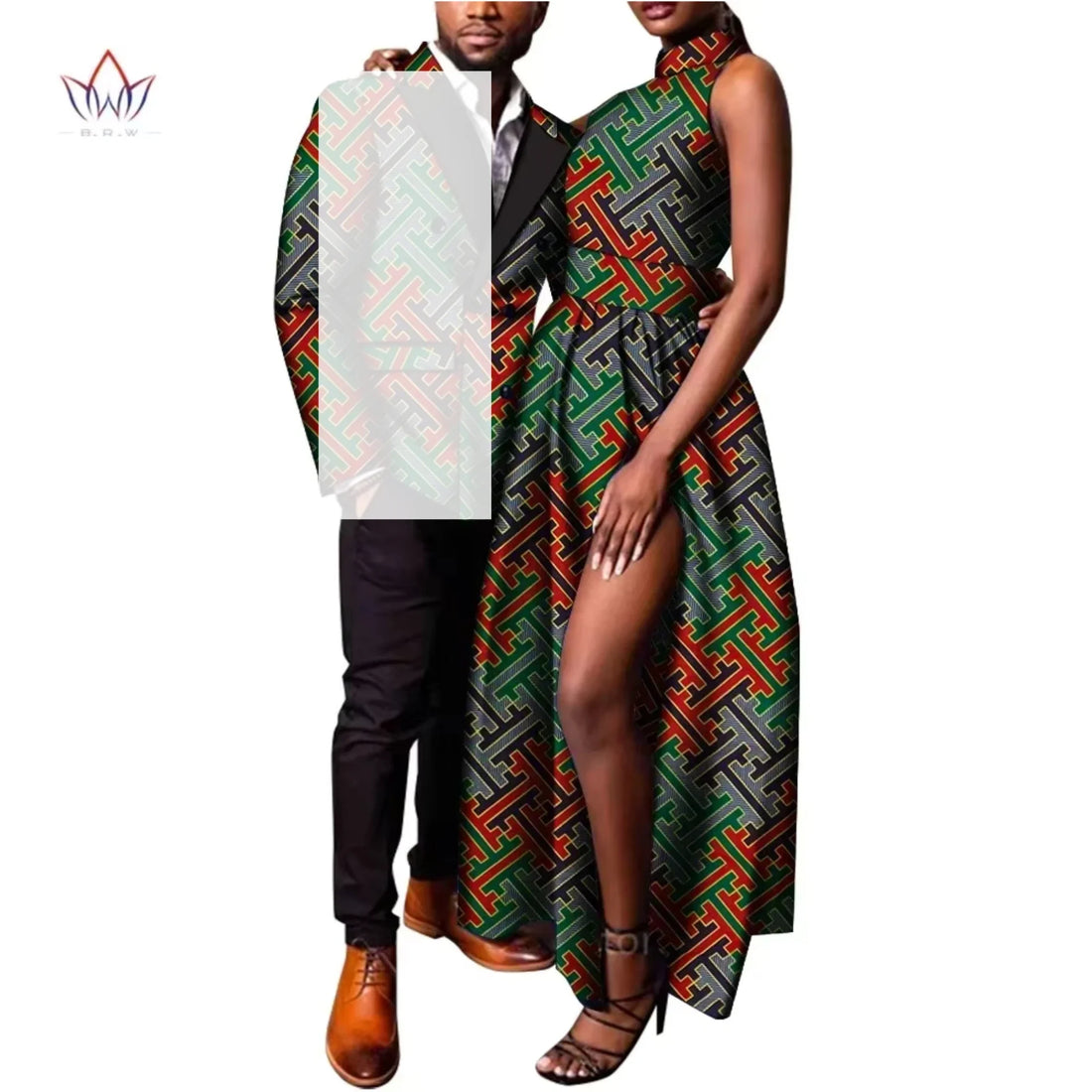 BintaRealWax African Couple Clothing for Lover