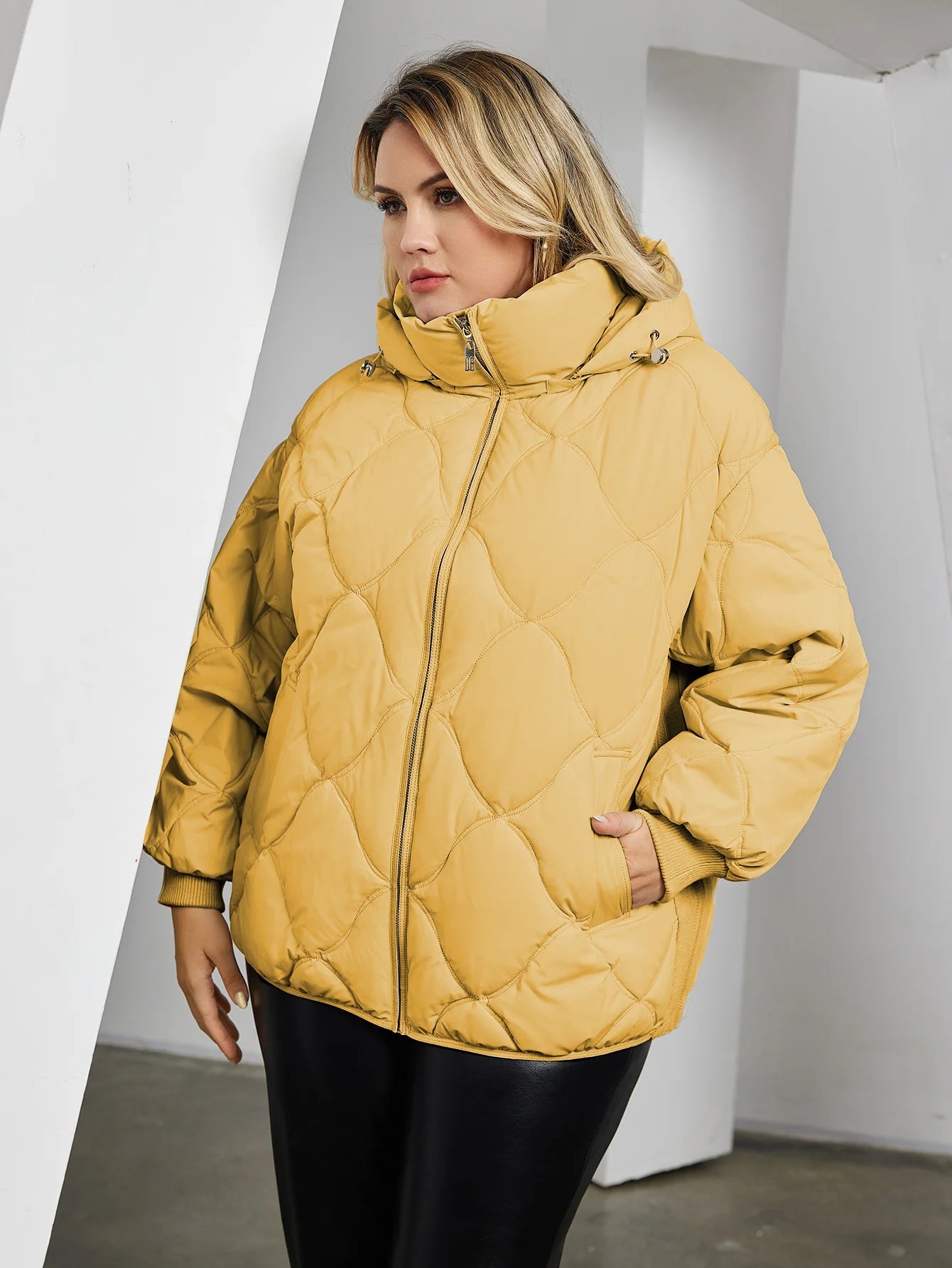 Astrid Women's Jacket Winter  Jackets Hooded Quilted Cotton Coat for Women