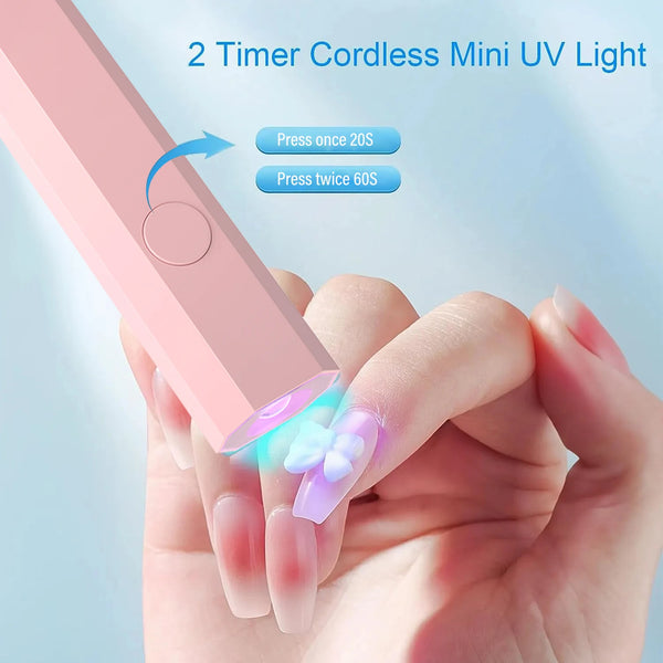 Portable Nail Dryer Lamp - Detail View | ARINZE