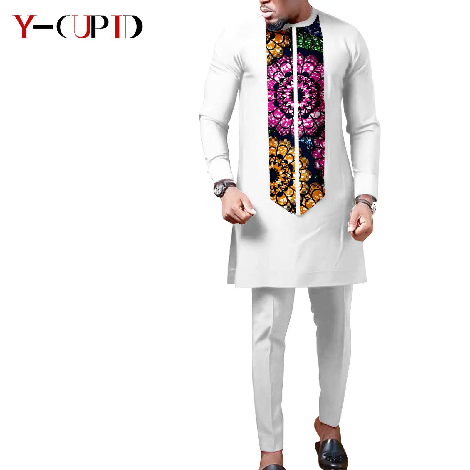 African Print Dresses Matching Couple Clothes