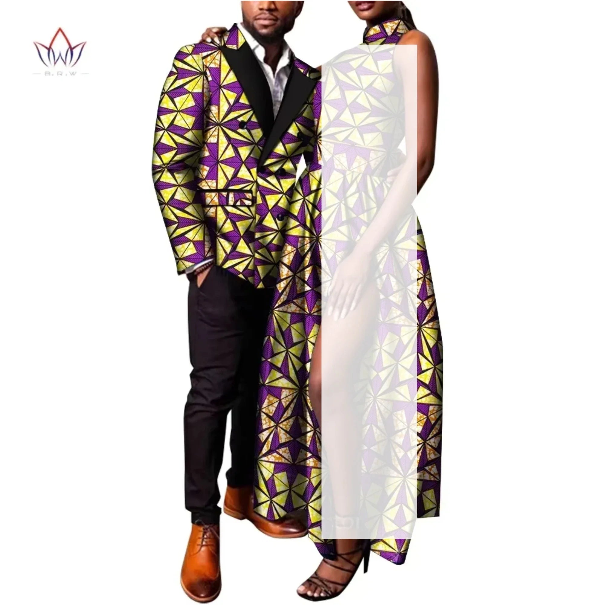 BintaRealWax African Couple Clothing for Lover