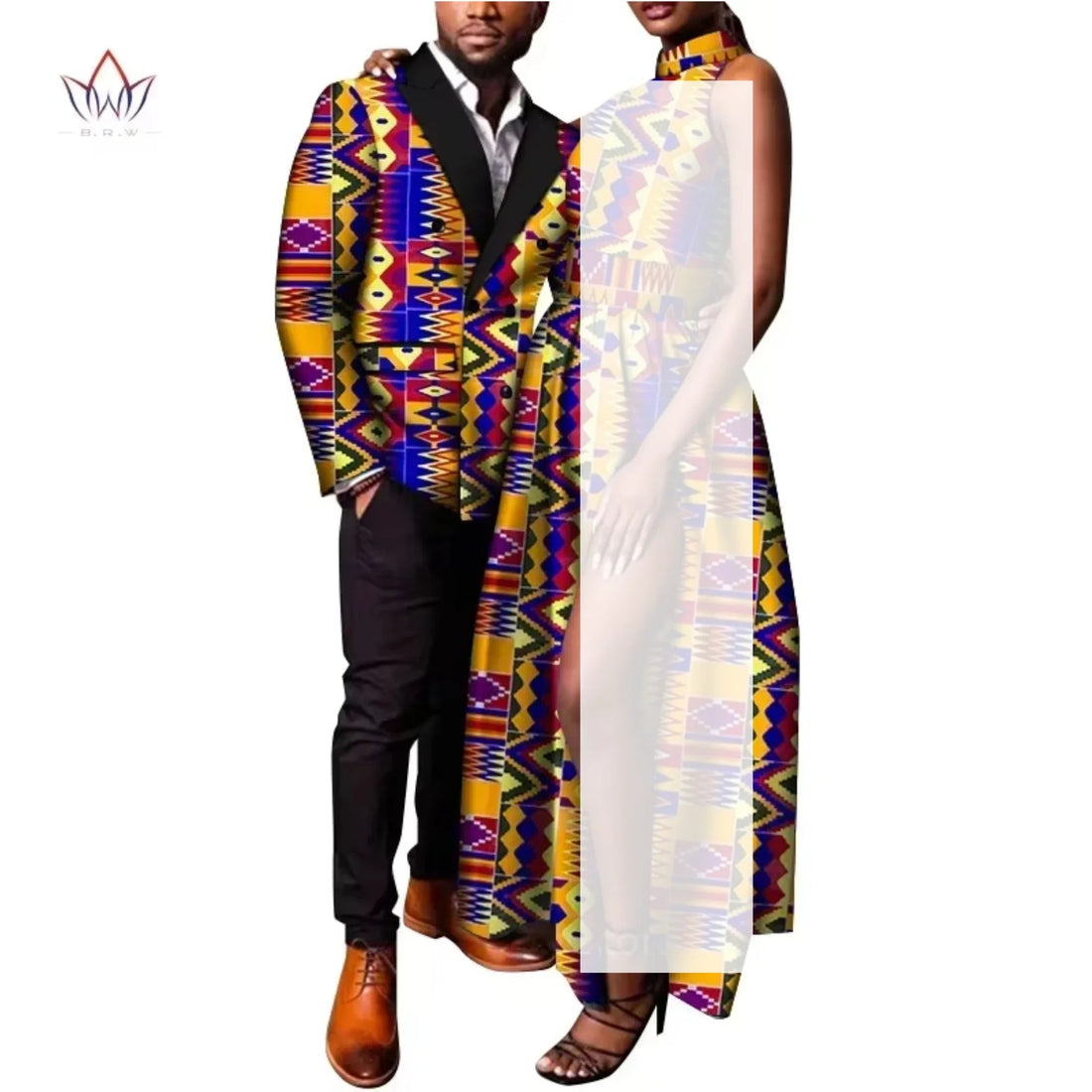 BintaRealWax African Couple Clothing for Lover