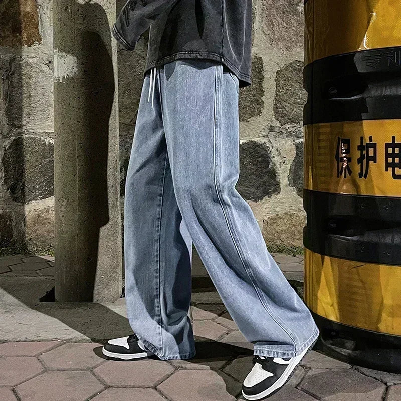 New Streetwear Loose Jeans Men