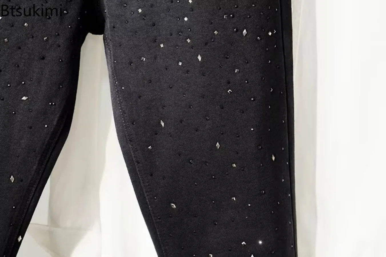 New Men's Black Jeans Fashion