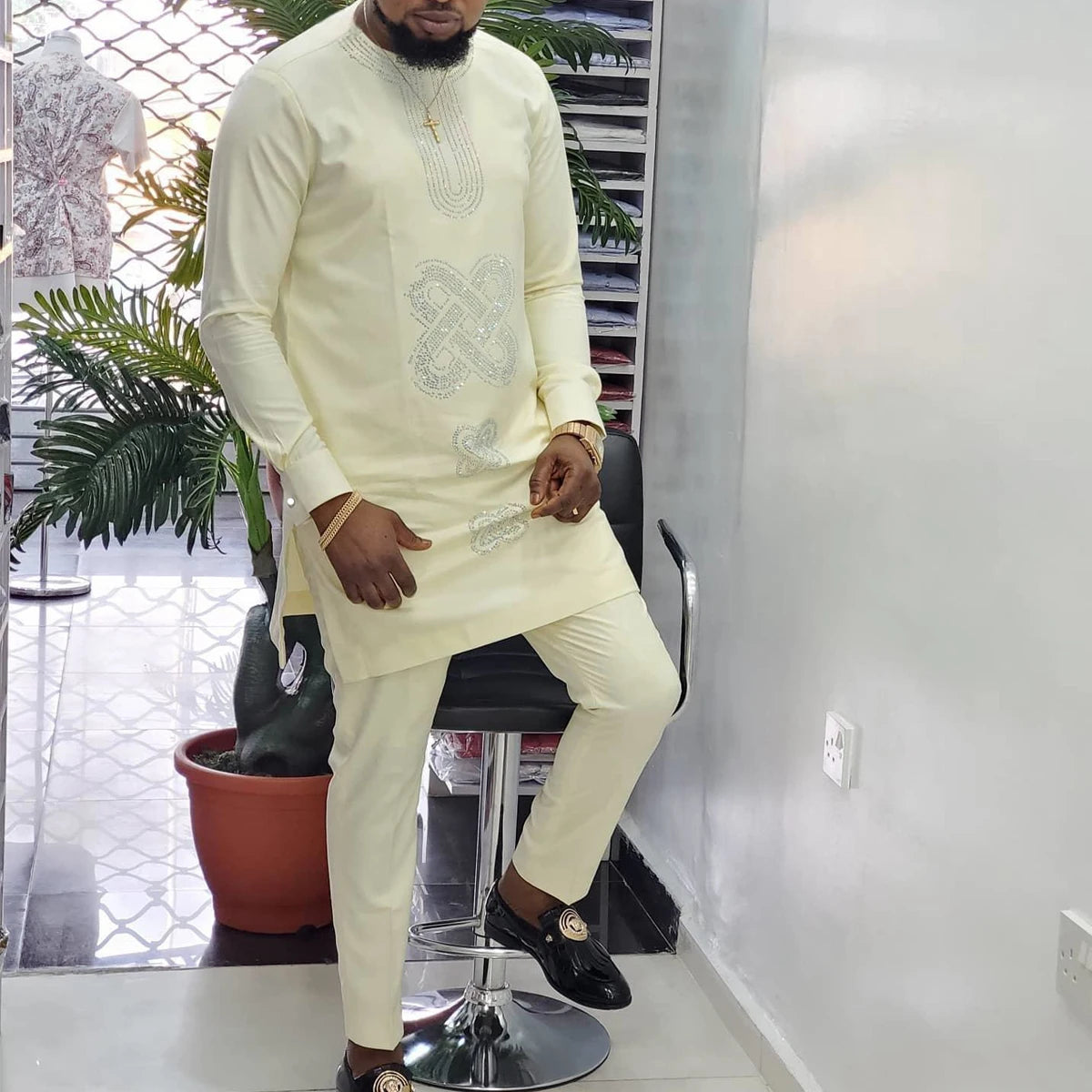 Luxury Men's Suit Set Kaunda Suit