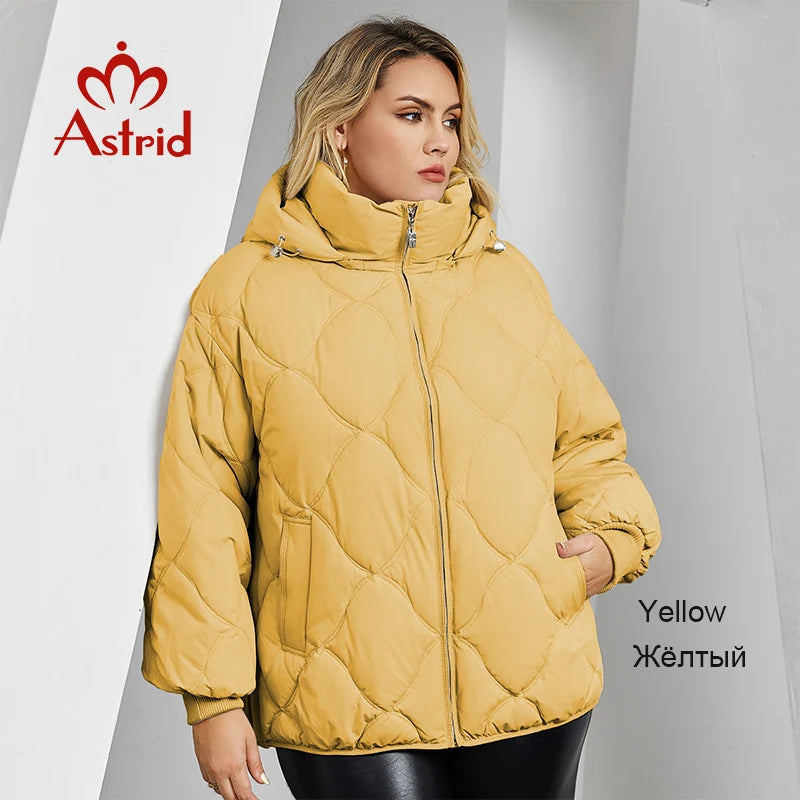Astrid Women's Jacket Winter  Jackets Hooded Quilted Cotton Coat for Women