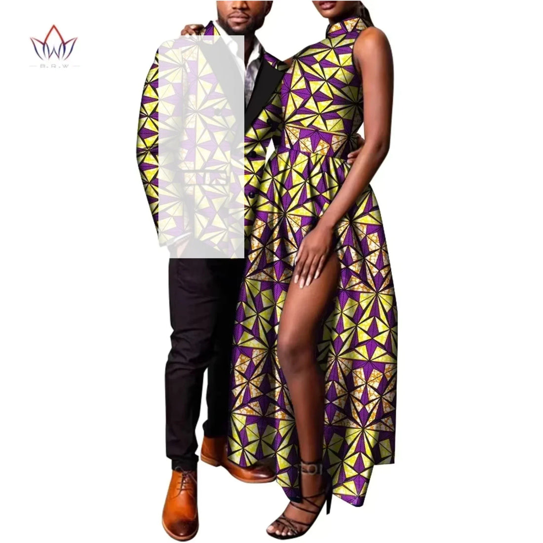 BintaRealWax African Couple Clothing for Lover