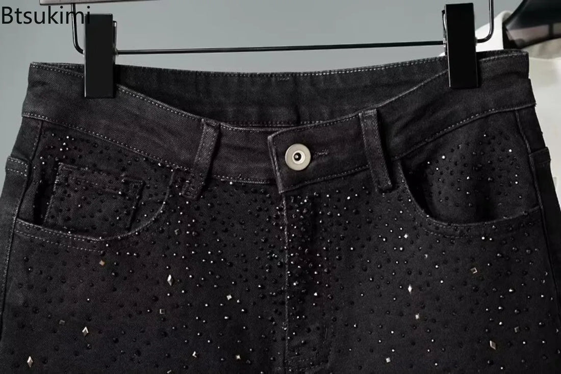 New Men's Black Jeans Fashion