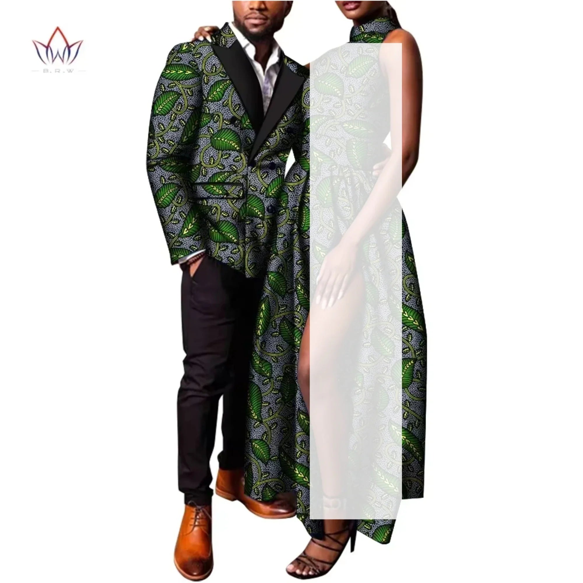 BintaRealWax African Couple Clothing for Lover