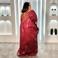 Women's Embroidered Abaya Gown – Plus Size