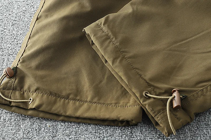 Tooling Pants Thick Waterproof Fleece Cargo Pants Men
