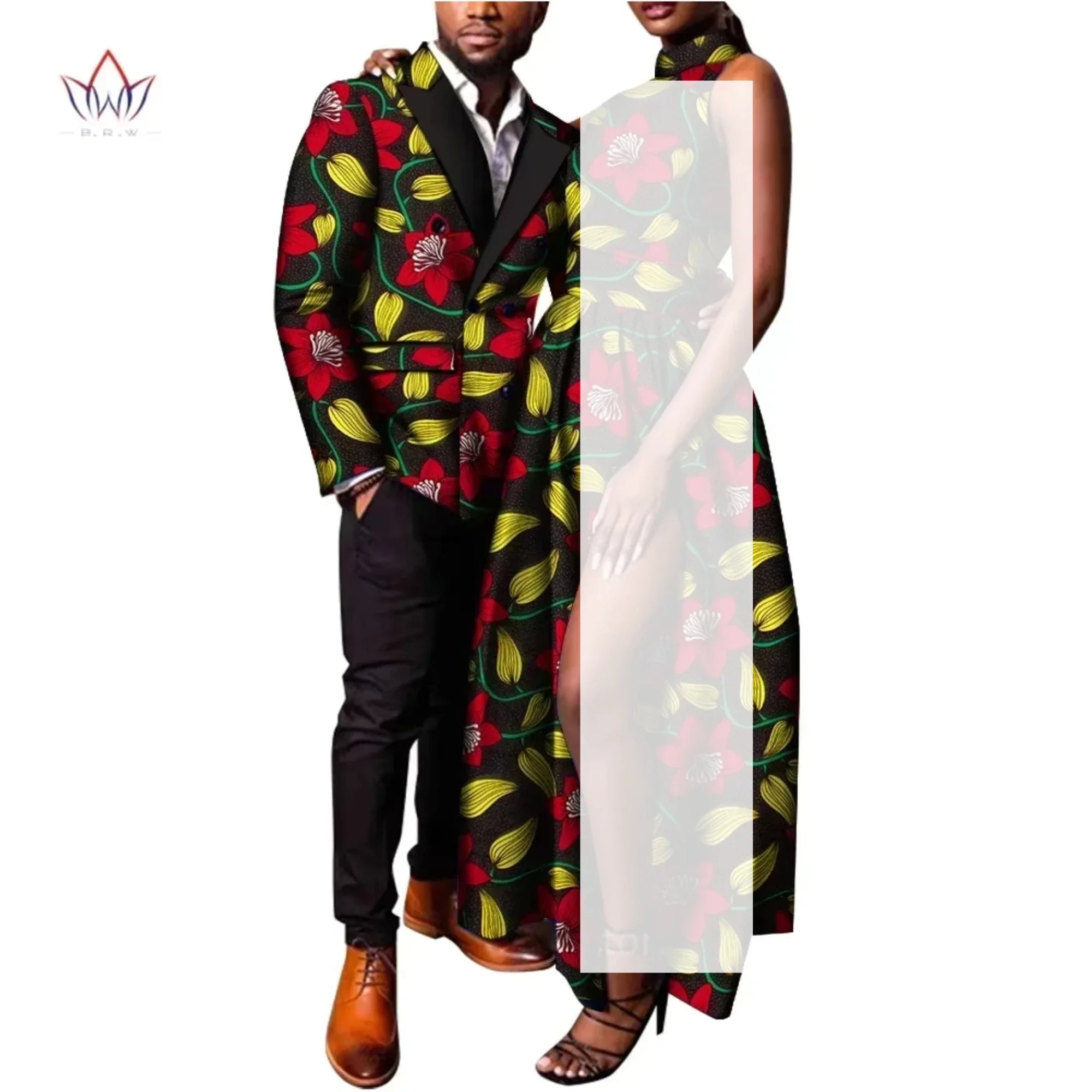 BintaRealWax African Couple Clothing for Lover