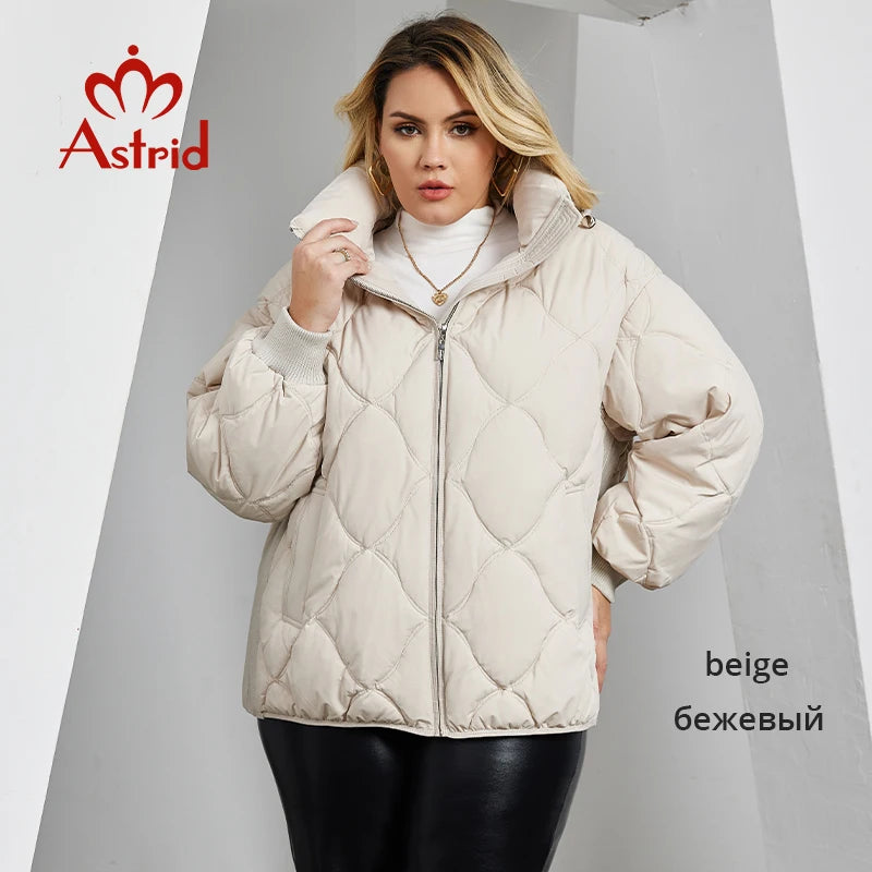 Astrid Women's Jacket Winter  Jackets Hooded Quilted Cotton Coat for Women