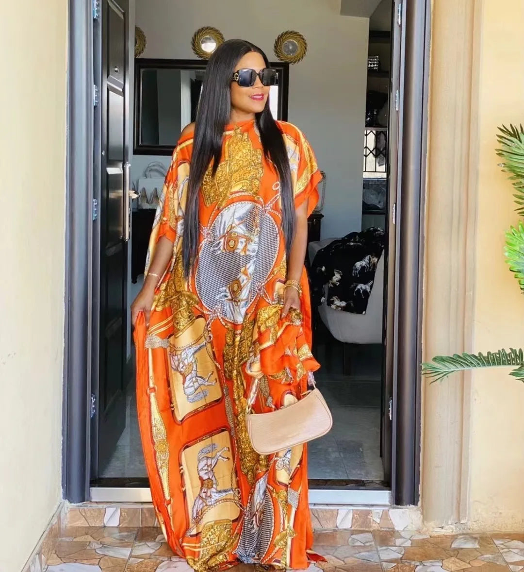 Women dresses Print Dashiki Sexy Boho Casual Beach Women Long Dress