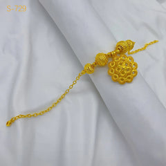 African Gold Bead Jewelry — Grand Wedding Set - Detail View | ARINZE