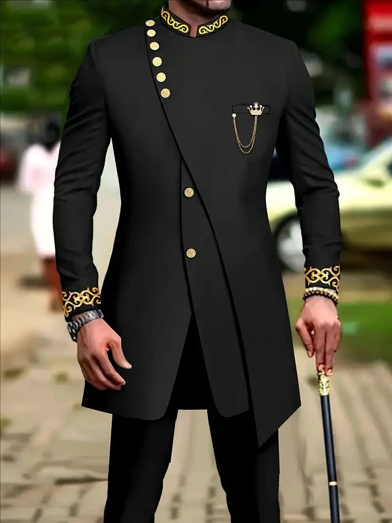 Men`s Suit Double Breasted Slim Fit