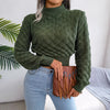2025 Autumn Winter Women Casual Hollow Out Long Sleeve Crop Top